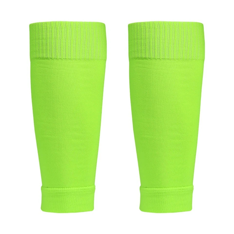 Football Soccer Shin Pads Sleeves Socks Calf Protection Men Women Kids