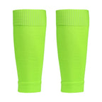 Football Soccer Shin Pads Sleeves Socks Calf Protection Men Women Kids