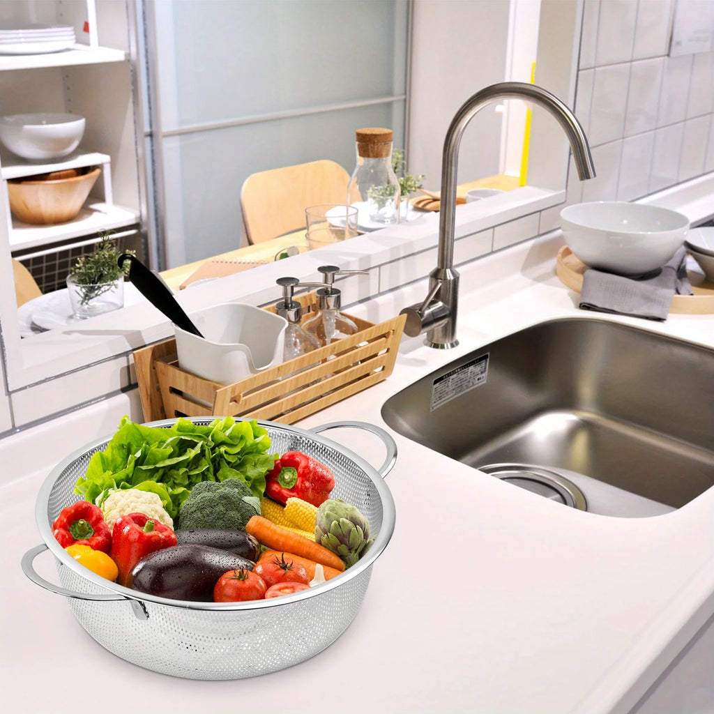 Stainless Steel Mesh Strainer Fine Colander Set