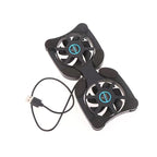 Mini Radiator Cooler Laptop Fan Stand Notebook Foldable Pad