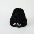 Boston Baby Beanie Hat Warm Knitted Winter Cap for Kids
