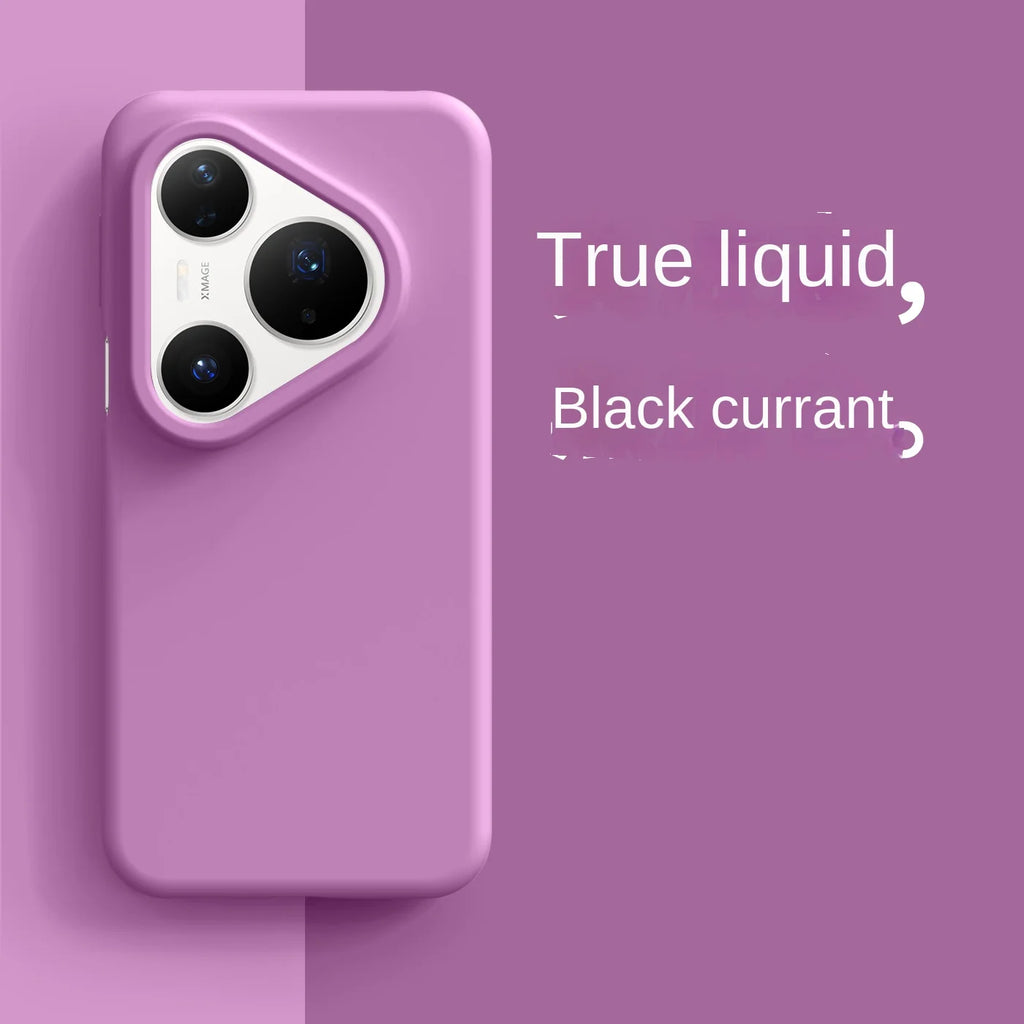 Luxury Liquid Silicone Case for Huawei Pura 80 Pro Plus & 80 Ultra