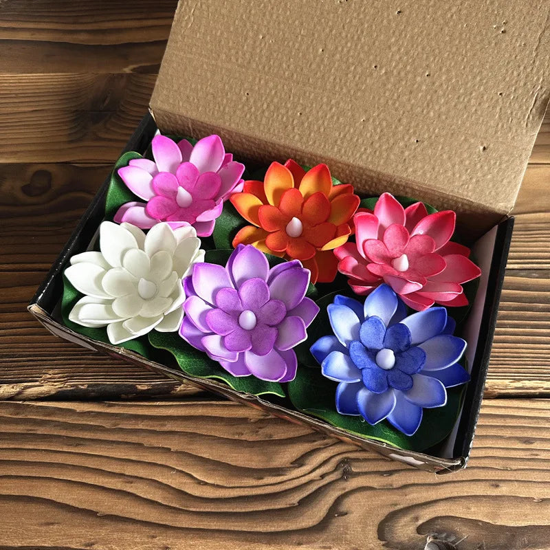 LED Floating Lotus Flower Lights for Pool & Garden Decor