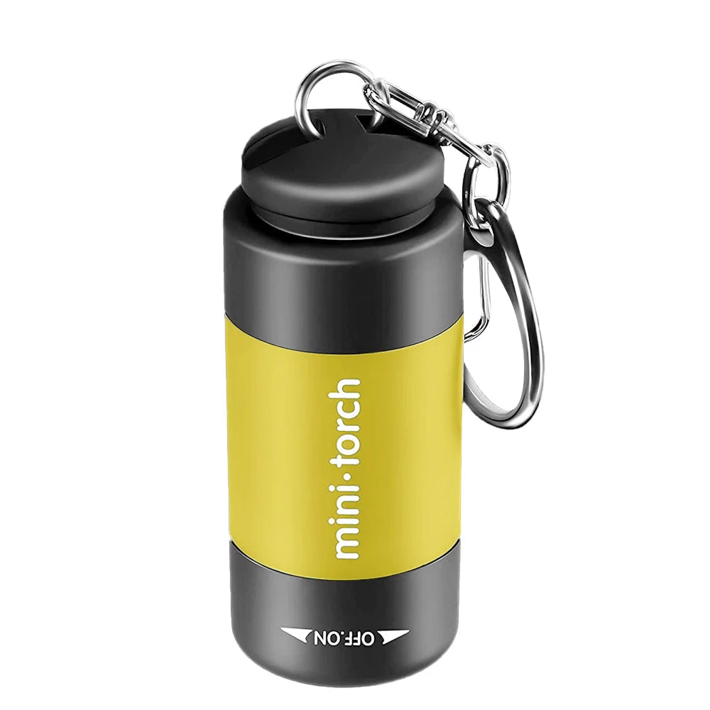 USB Rechargeable Mini Keychain Flashlight Waterproof LED