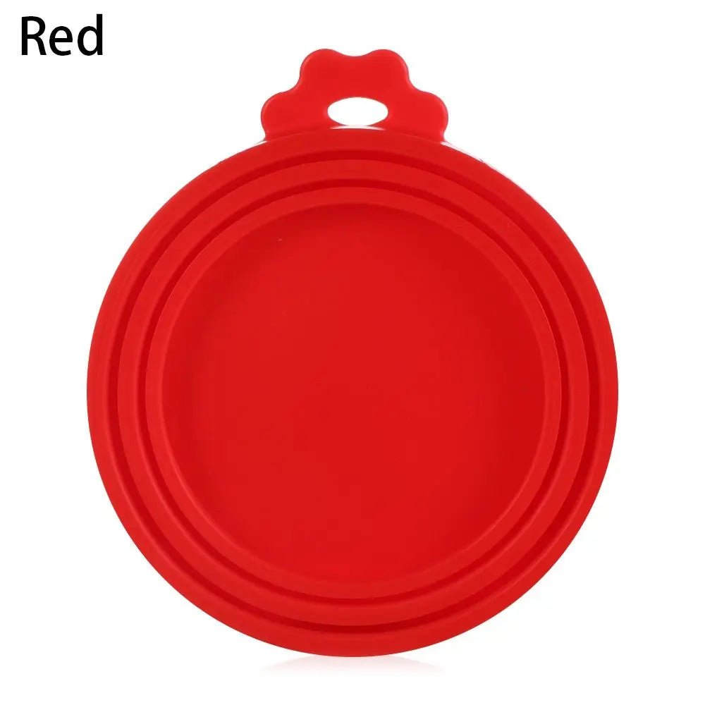 3 in 1 Silicone Can Lid Cover Reusable Fresh Food Storage Seal Lid