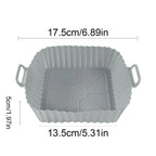 Air Fryer Silicone Liners Reusable Non-Stick Basket & Pizza Baking Tray