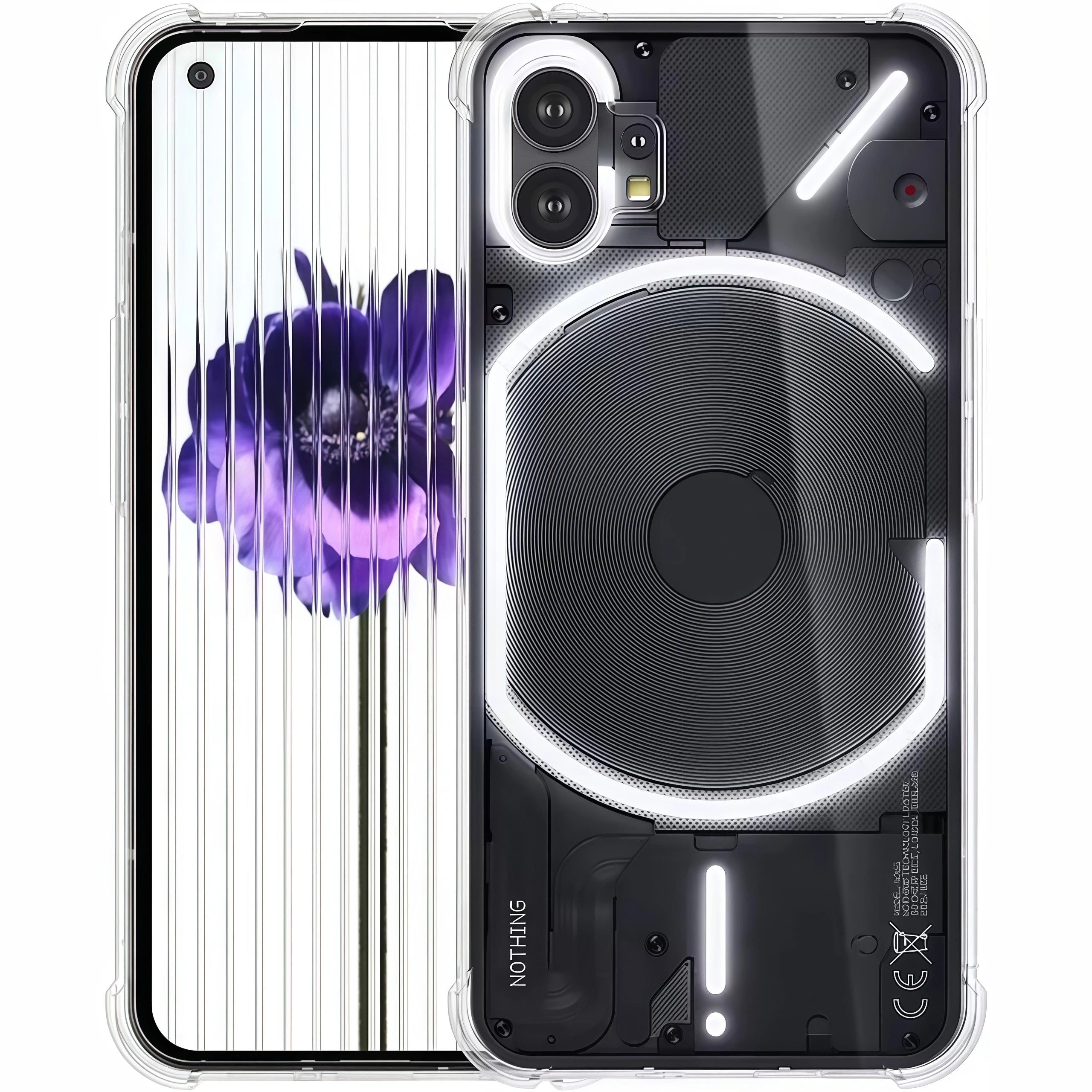 Clear Silicone Case for Nothing Phone 2a 3 3a 4a CMF 1 2 Pro Cover