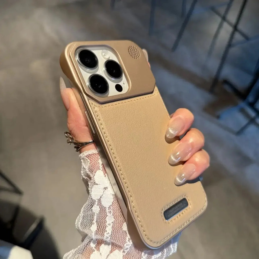 Business Leather MagSafe Case for iPhone 11 12 13 14 15 16 17 Pro Max