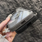 Luxury Magnetic Stand Case with Lens Guard for iPhone 16 15 14 Pro Max