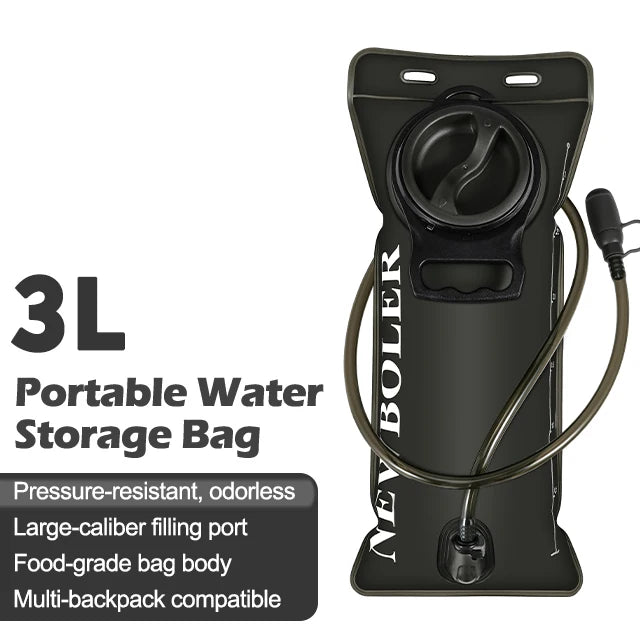 Hydration Water Bladder 1.5L 2L 3L Camping Reservoir