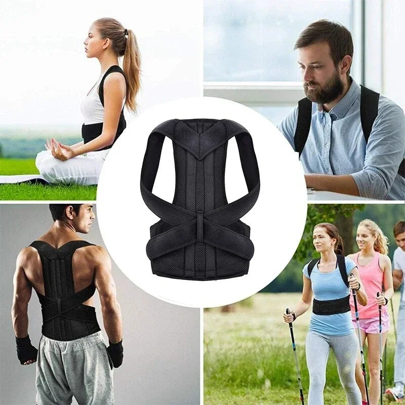 Reinforced Posture Corrector Vest Back Brace Shoulder Support