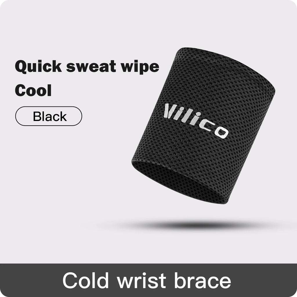 Ice Cooling Wrist Sweatband for Gym, Volleyball & Sports Support