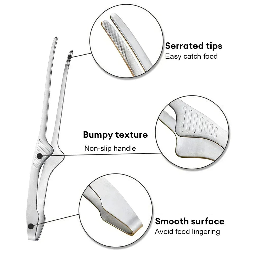 Korean BBQ Tongs UK Stainless Steel Grill Cooking Tools