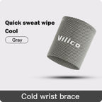 Ice Cooling Wrist Sweatband for Gym, Volleyball & Sports Support