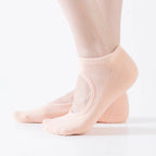 Women Non Slip Yoga Grip Socks Pilates Ballet Dance Cotton Sport