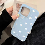 Cute Daisy Flower Case for iPhone 11 12 13 14 15 16 17 Pro Max