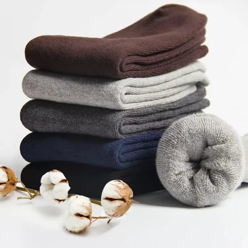 10 Pairs Men's Bamboo Fiber Socks Breathable Cotton Sports & Business Sox