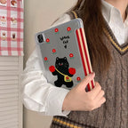 Cute Black Cat iPad Case 7 8 9 10th A16 Air 11 13 Pro 12.9 Cover