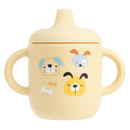 Cartoon Silicone Baby Feeding Cup Leakproof Training Cup