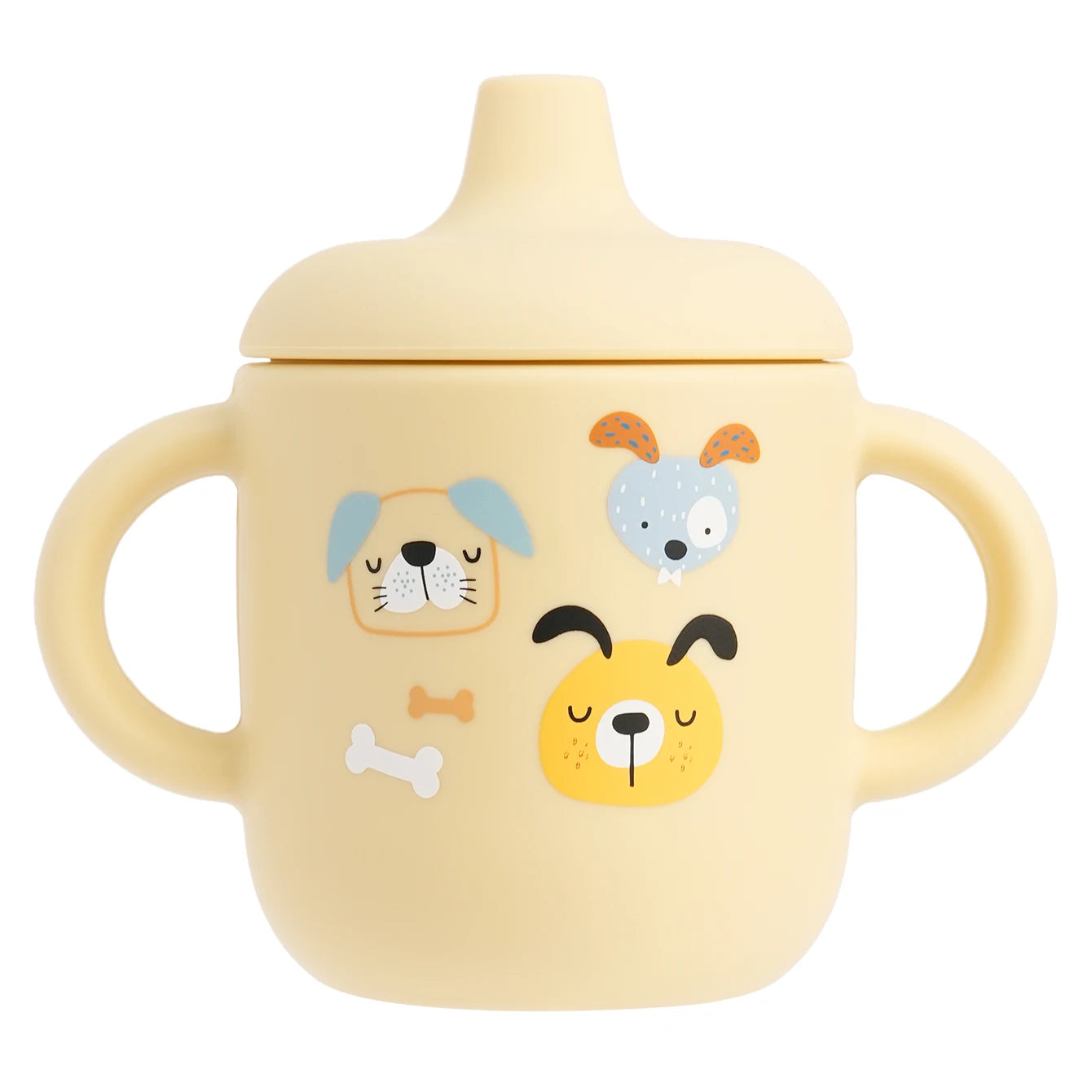 Cartoon Silicone Baby Feeding Cup Leakproof Training Cup