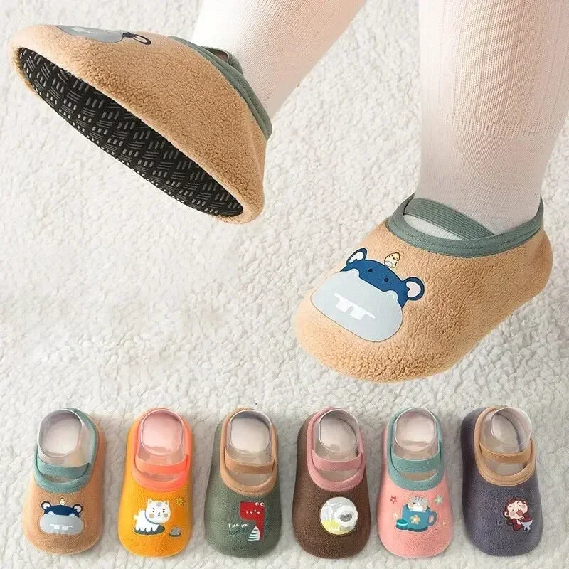 Baby Anti-Slip Socks Slippers UK – Newborn Toddler Floor Shoes Secondary image