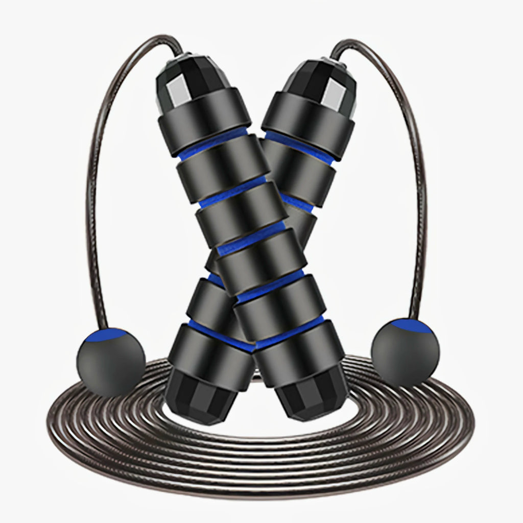 Ball Bearing Speed Jump Rope Foam Handle Tangle-Free Fitness