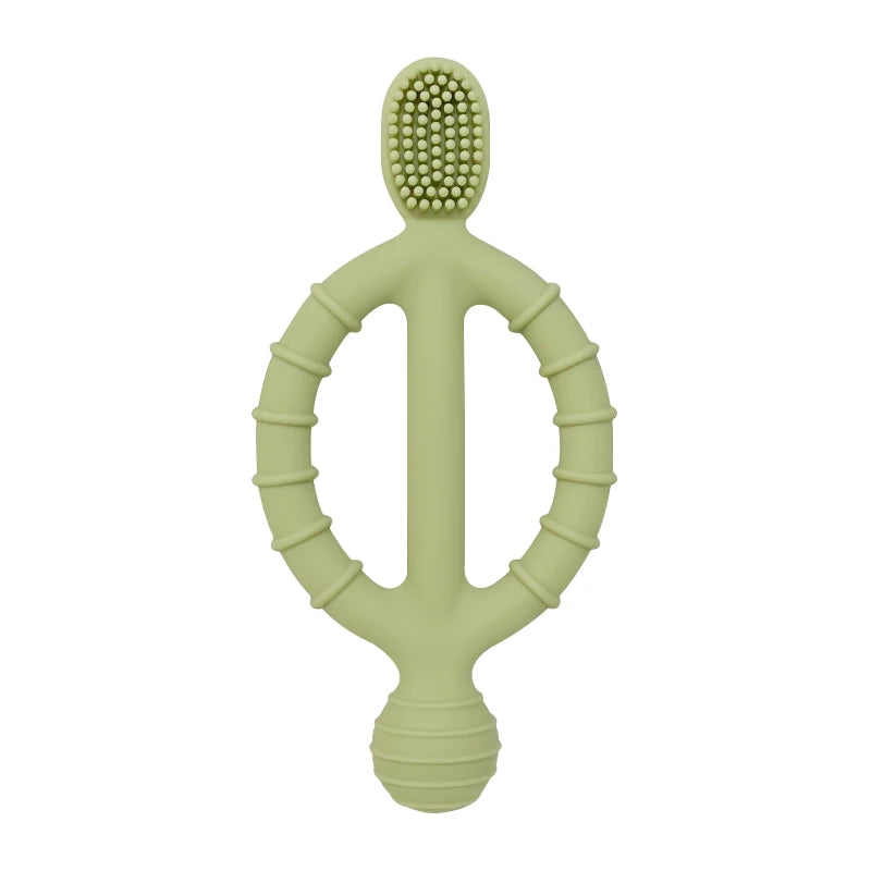 Baby Silicone Teether & Training Toothbrush BPA Free