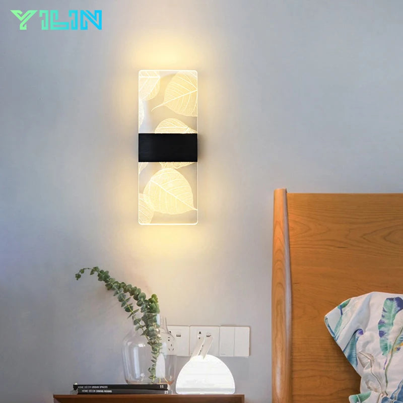 Modern Acrylic LED Wall Lamp Nordic Bedside Light