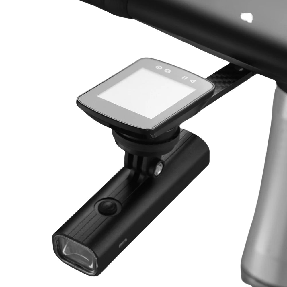 Carbon Fiber Bike Computer Mount GPS Speedometer Handlebar Bracket