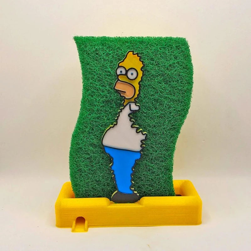 Funny Sponge Holder Cartoon Kitchen Sink Drain Rack Organizer Main image