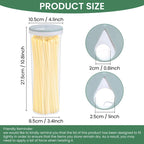 Pasta Storage Container with Locking Lid Airtight Noodle Food Storage Canister