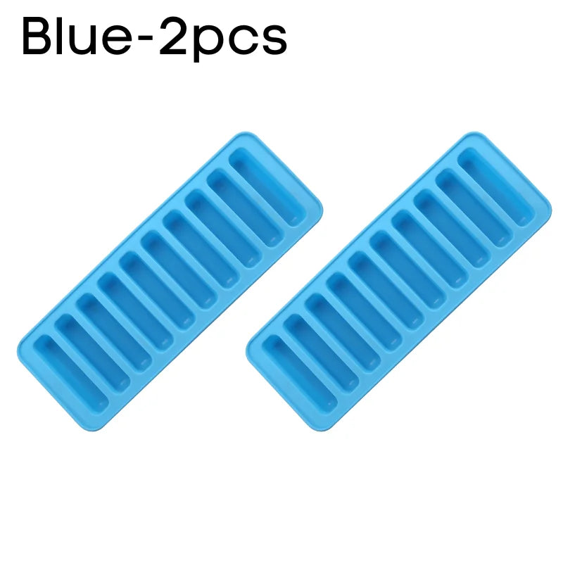 Ice Stick Cube Tray UK Long Strip Silicone Ice Mold For Bottles