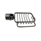 Space Aluminum Sink Drain Rack Faucet Sponge & Soap Organizer
