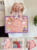 Cartoon Horse iPad Case A19 A16 12th 10th Air 4 5 Pro 11 Cover