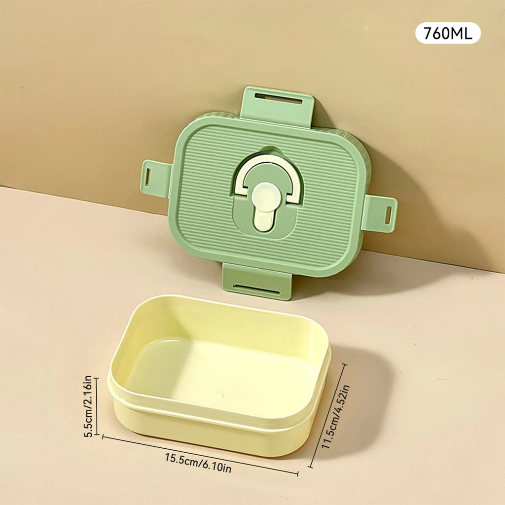 WORTHBUY Portable Lunch Box Leakproof Microwave Safe Bento Box