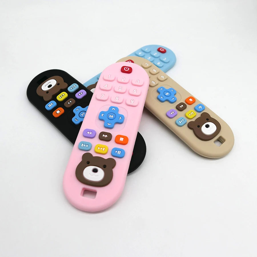 Silicone Remote Control Baby Teether Toy Set