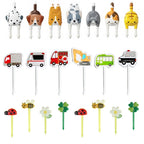 Mini Animal Fruit Fork Picks for Kids Bento Lunch Box Decoration Set