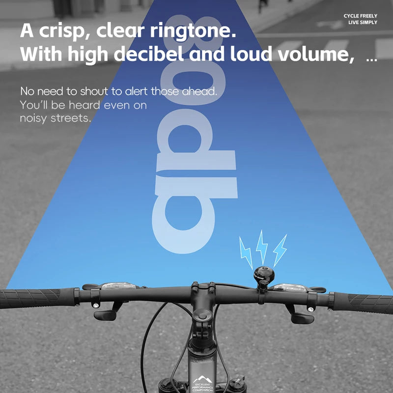 WEST BIKING Vintage Bicycle Bell Clear Sound MTB Road Bike Horn