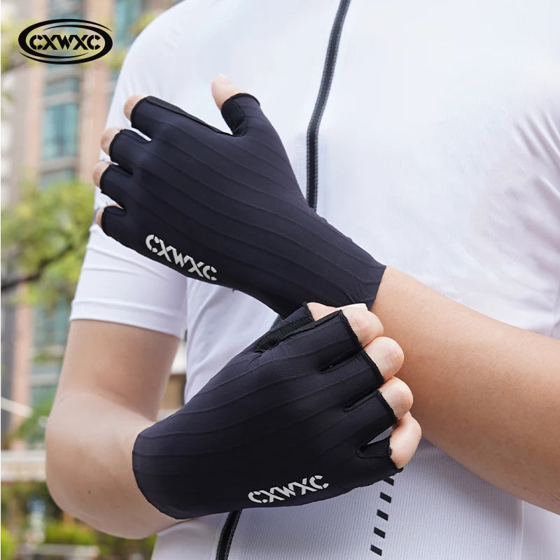 Half Finger Cycling Gloves Breathable Anti Slip MTB Wrist Support
