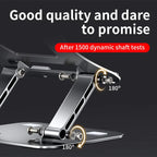 Phone tablet stand: adjustable aluminium alloy folding laptop stand