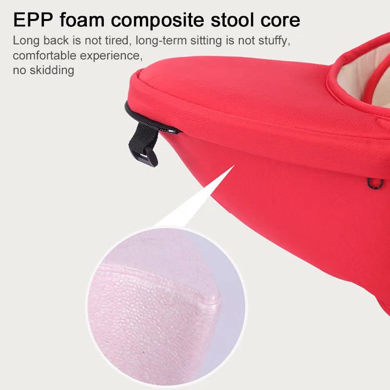 Ergonomic Baby Carrier with Hip Seat Newborn to Toddler Sling (0–48M)