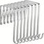 8Pcs Over the Door Hooks Multi-Purpose Door Hanger Organizer