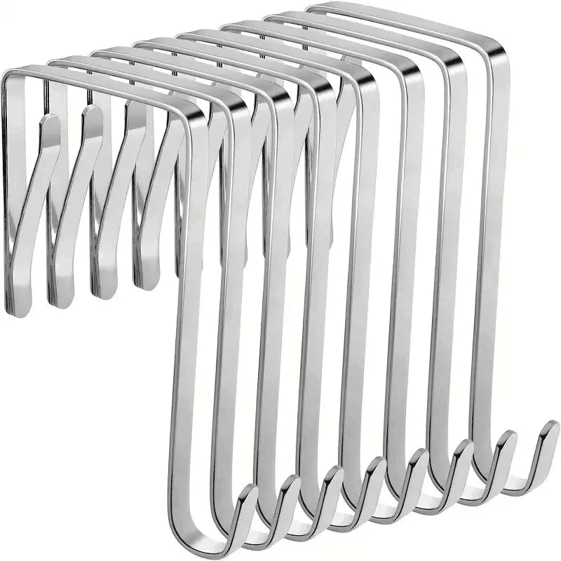 8Pcs Over the Door Hooks Multi-Purpose Door Hanger Organizer Main image