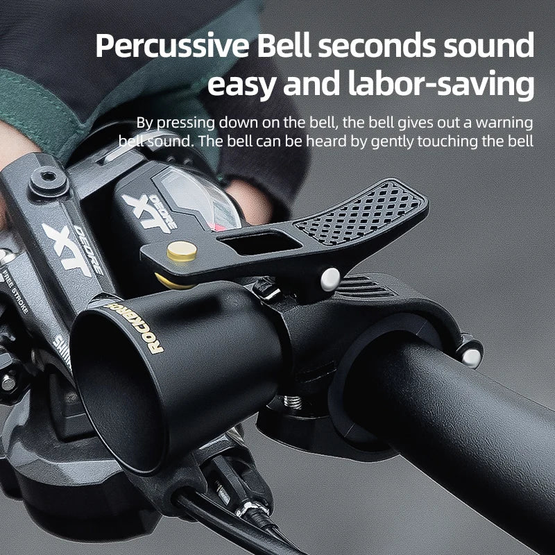 ROCKBROS Copper Bicycle Bell Retro High-Decibel Bike Handlebar Bell