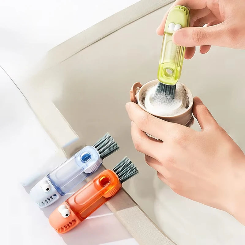 3-in-1 Bottle Cleaning Brush Straw & Lid Cleaner