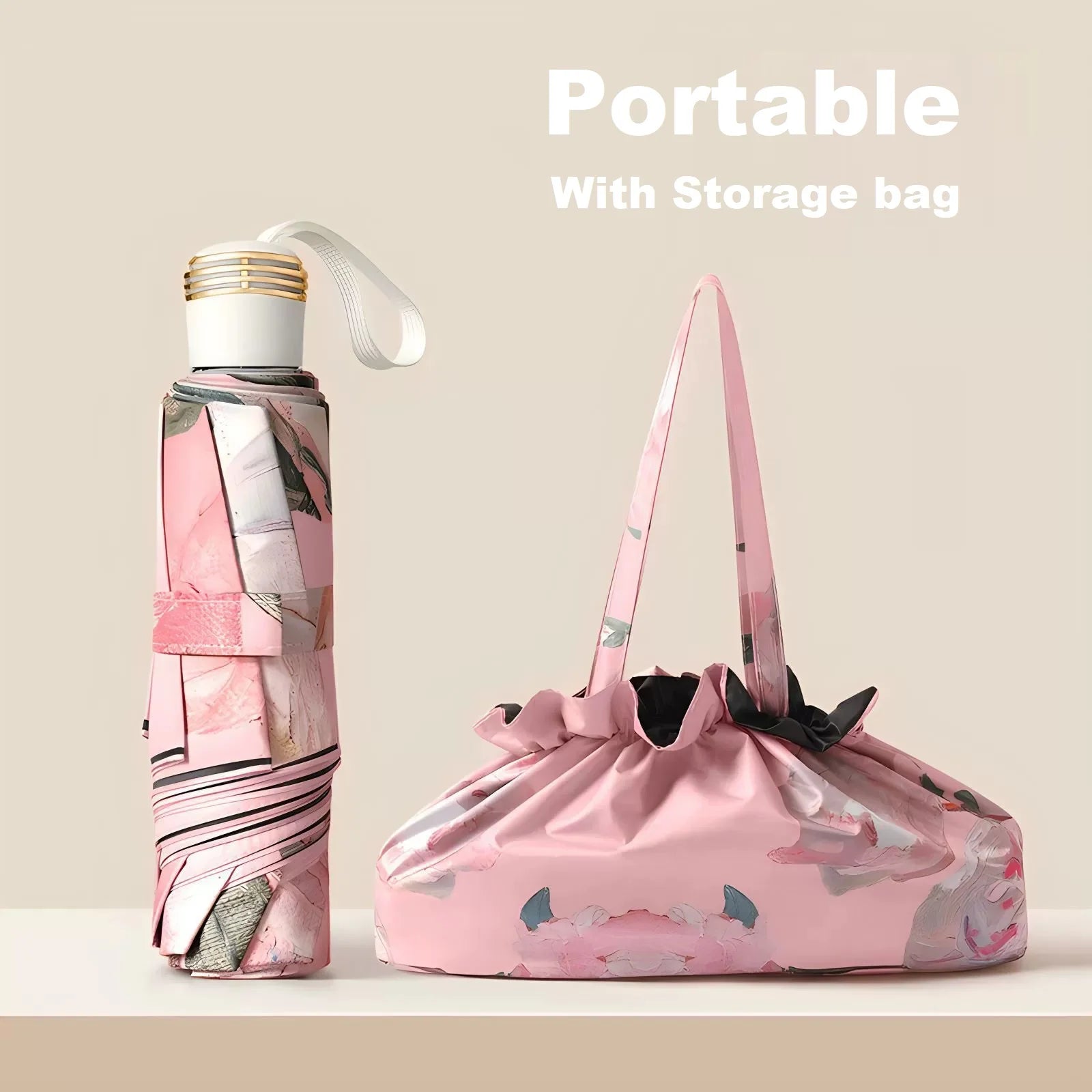Buy UPF50+ Double Layer Folding Umbrella | UV Sun & Rain Protection