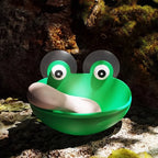 Cute Frog Soap Dish – Suction Cup Bathroom Soap Holder Rack Storage