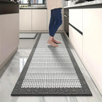 Long Kitchen Floor Mat UK Absorbent Non-Slip Diatom Mud Rug