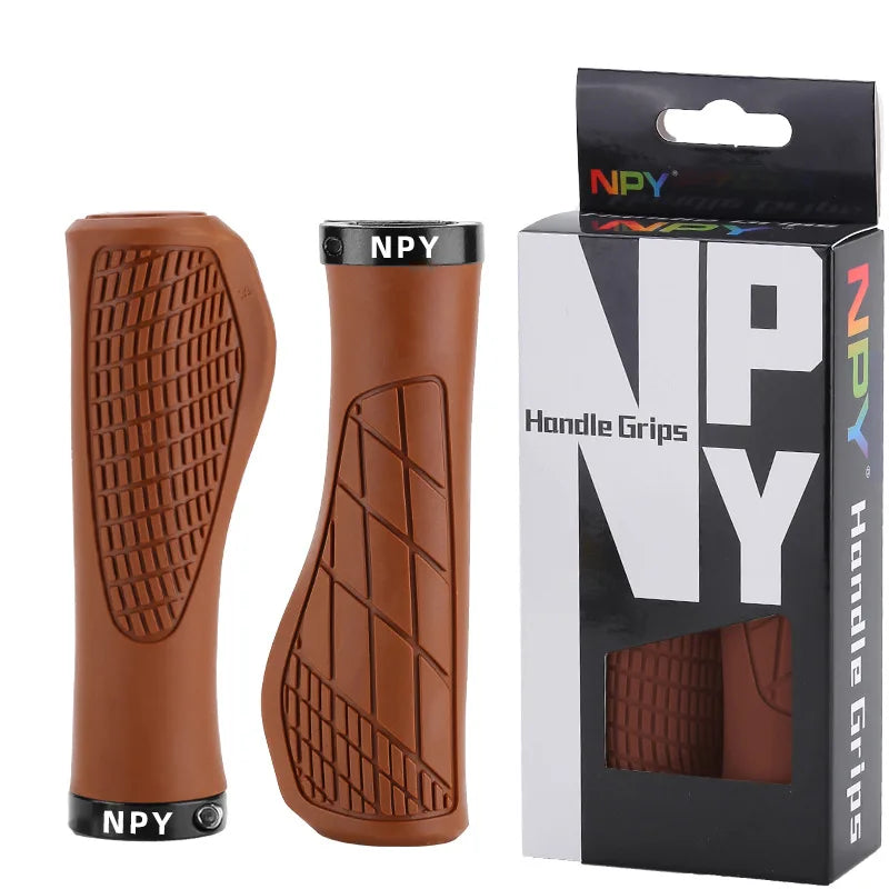 MTB Handlebar Grips Lock-On Anti-Slip Soft Rubber 22.2mm Bike