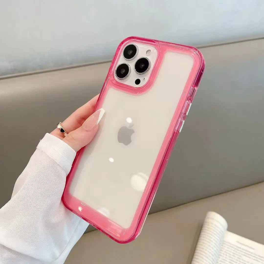 Clear Shockproof Armor Case for iPhone 17 Air 16 15 14 13 12 Pro Max